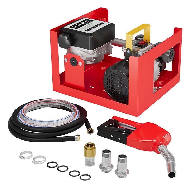 Pompe elettriche per travaso gasolio con contatore e pistola automatica