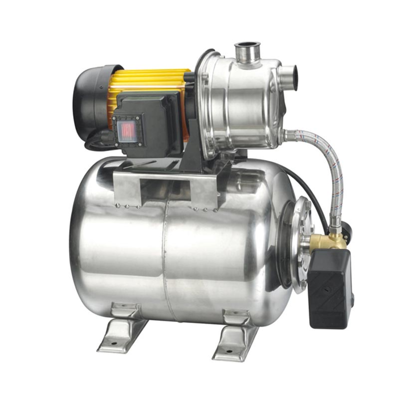 Stazione di pompaggio da giardino con serbatoio a pressione