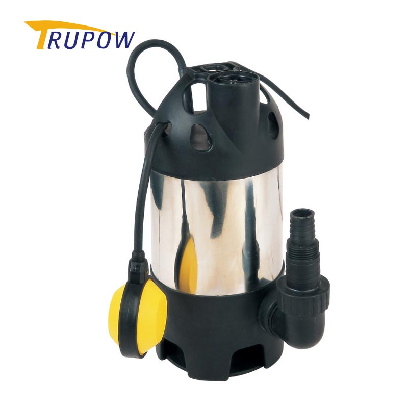 Pompa sommergibile per sporco ad alta portata con corpo in acciaio inox